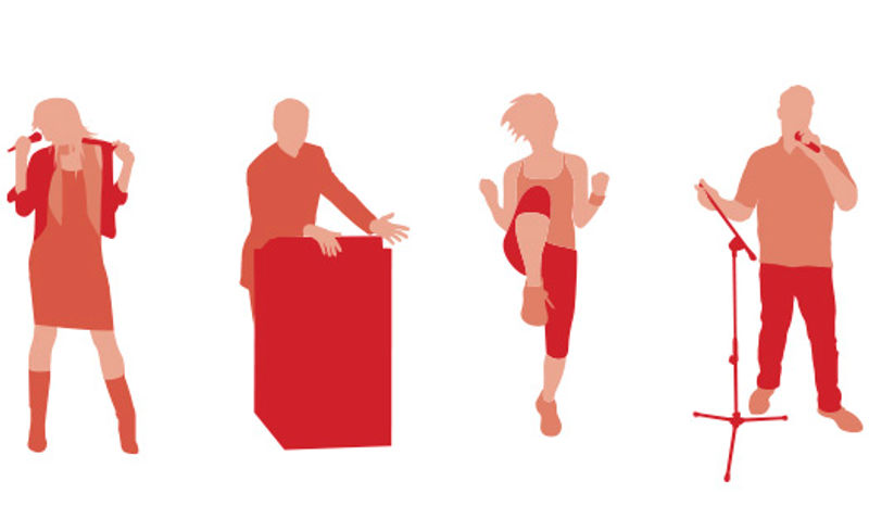 Concert series all-in-one illustration