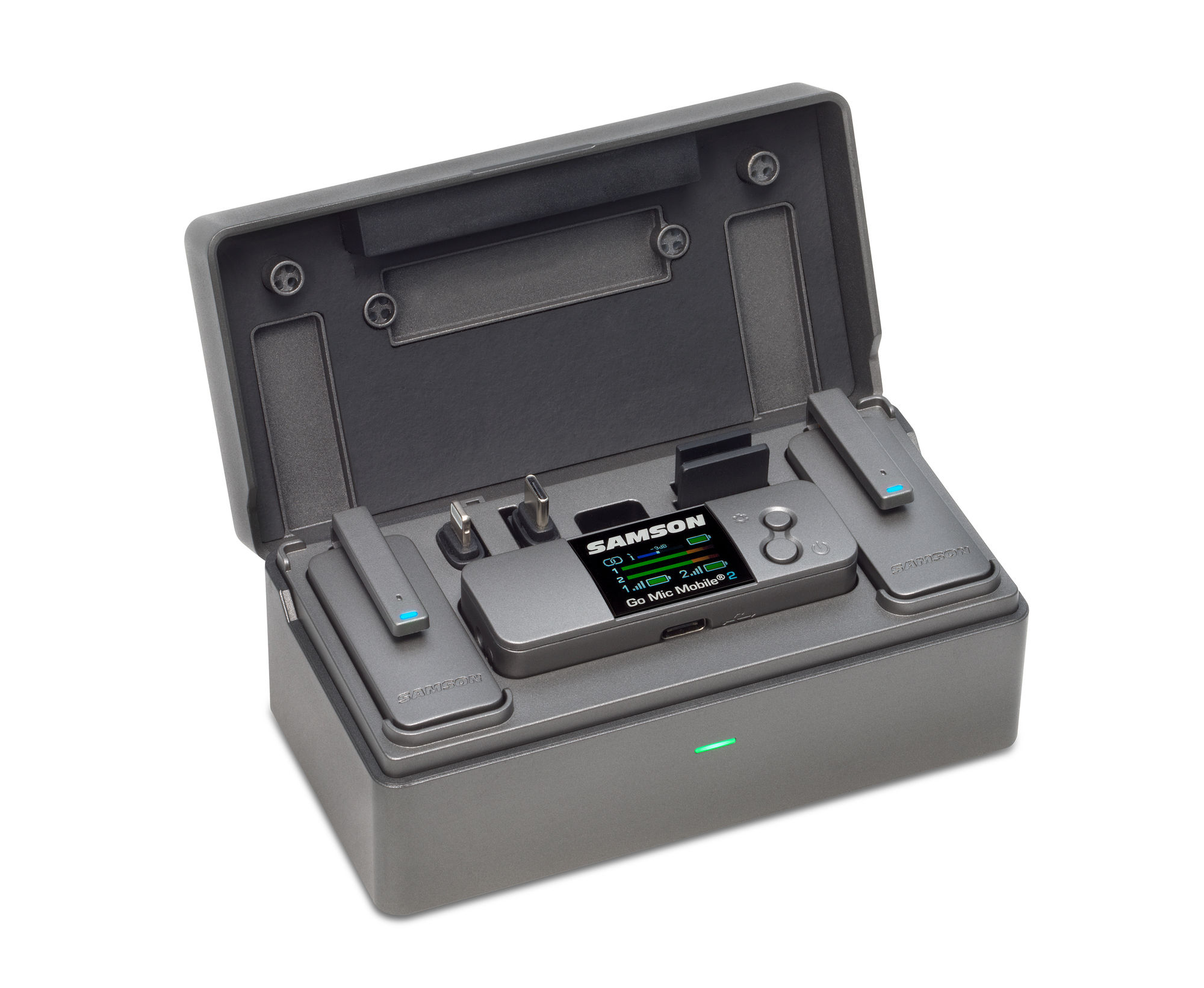 Go Mic Mobile 2 Open Case Angled