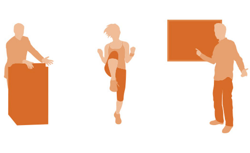Concert series presentation illustration
